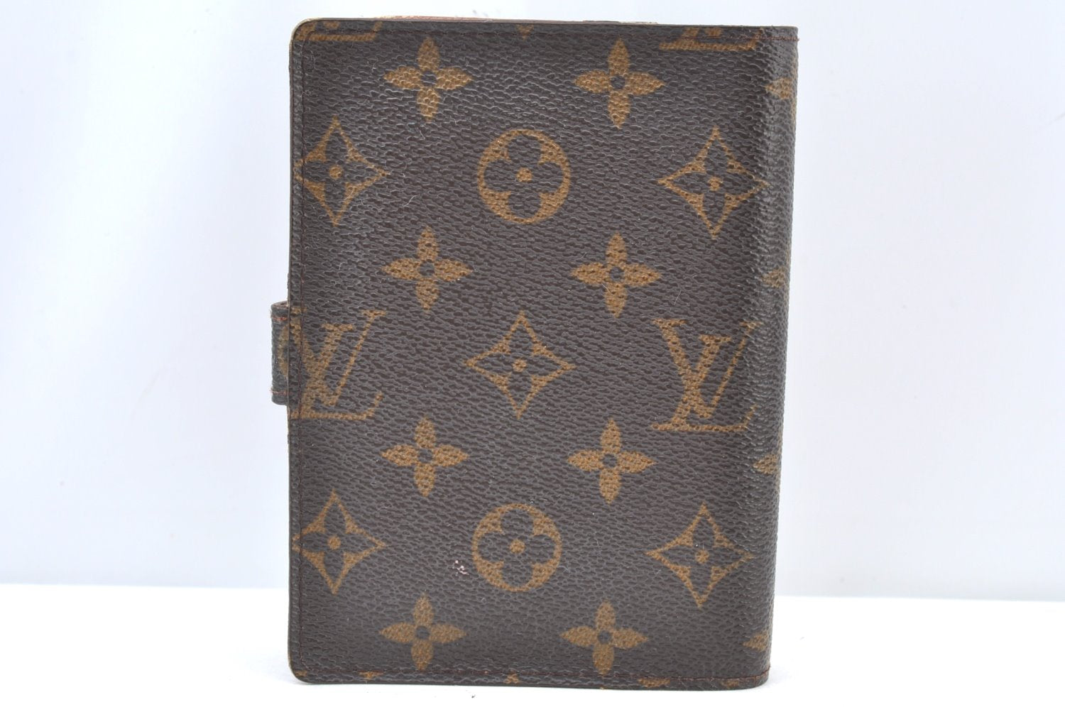 Authentic Louis Vuitton Monogram Agenda PM Notebook Cover R20005 LV J8281