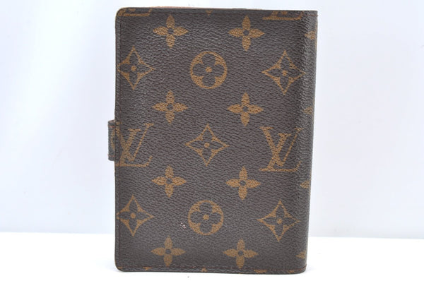Authentic Louis Vuitton Monogram Agenda PM Notebook Cover R20005 LV J8281