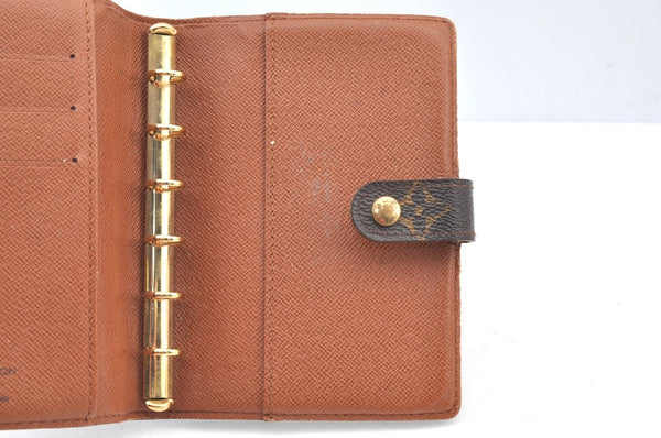 Authentic Louis Vuitton Monogram Agenda PM Notebook Cover R20005 LV J8281