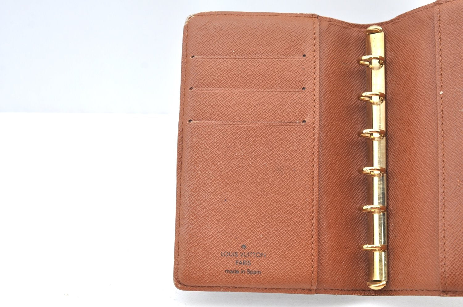 Authentic Louis Vuitton Monogram Agenda PM Notebook Cover R20005 LV J8281