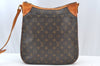 Aut Louis Vuitton Monogram Odeon MM Shoulder Cross Bag M56389 LV Junk J8568