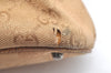 Authentic GUCCI Shoulder Tote Bag Purse GG Canvas Leather 113016 Beige J8833