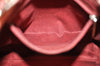 Authentic CHANEL Deauville Line CC Logo Shoulder Tote Bag Canvas Red J9039