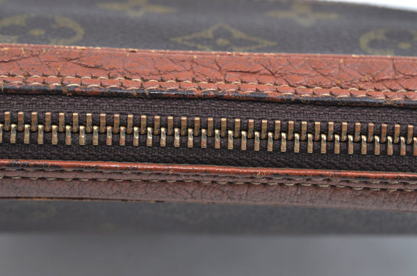 Authentic Louis Vuitton Monogram Pochette Sport Clutch Hand Bag Old Model J9095