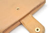 Authentic CHANEL Caviar Skin CC Logo Bifold Wallet Purse Beige J9213