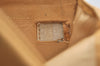 Authentic CHANEL Caviar Skin CC Logo Bifold Wallet Purse Beige J9213
