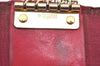 Authentic CHANEL Caviar Skin 5 Key Case Holder CC Logo Pink J9215