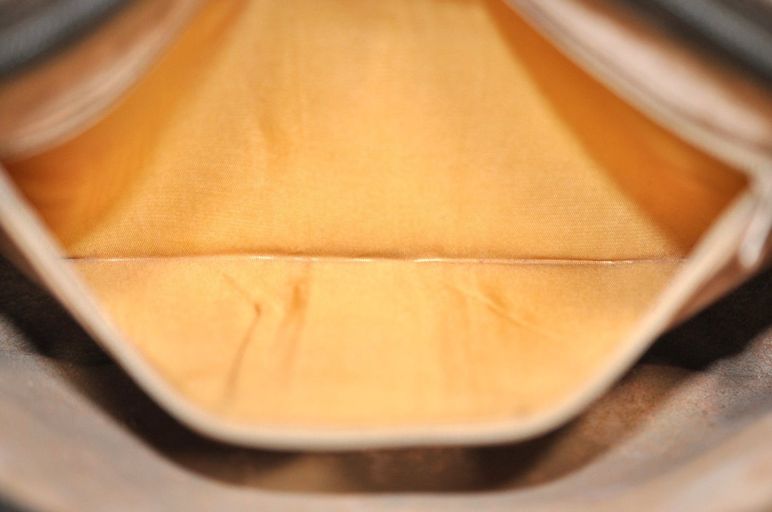 Authentic GUCCI Clutch Hand Bag Purse GG PVC Leather Brown Junk J9394