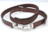 Authentic Louis Vuitton Leather Shoulder Strap 45.7-55.1" Brown LV J9896