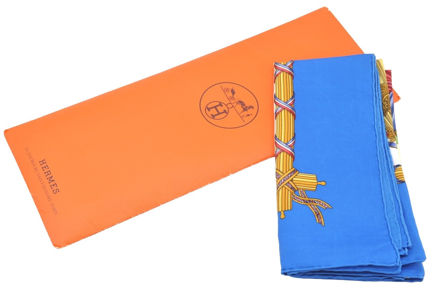 Auth HERMES Carre 90 Scarf 