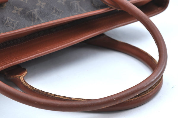 Auth Louis Vuitton Monogram Sac Weekend PM Vintage Tote Bag M42425 LV Junk K0148