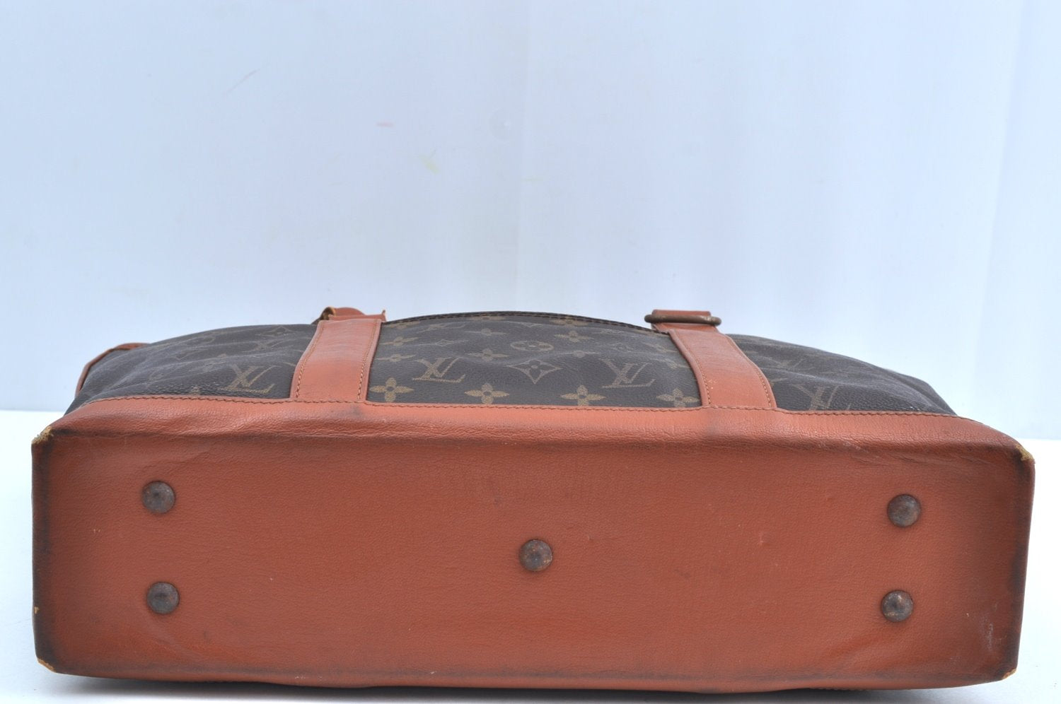 Auth Louis Vuitton Monogram Sac Weekend PM Vintage Tote Bag M42425 LV Junk K0148