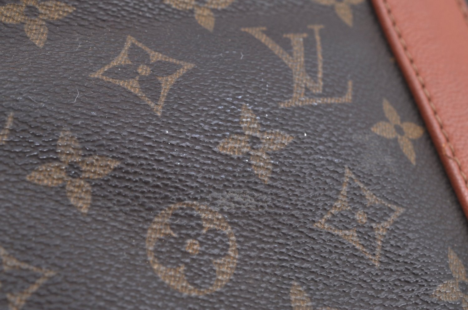 Auth Louis Vuitton Monogram Sac Weekend PM Vintage Tote Bag M42425 LV Junk K0148