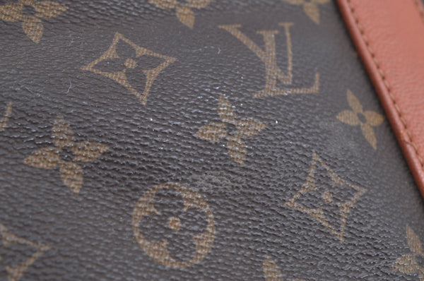 Auth Louis Vuitton Monogram Sac Weekend PM Vintage Tote Bag M42425 LV Junk K0148