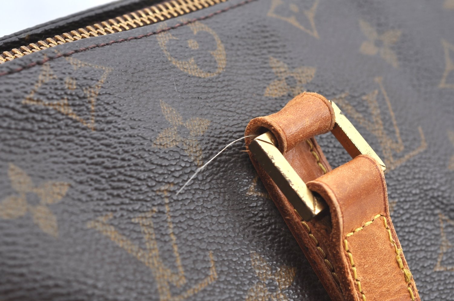 Authentic Louis Vuitton Monogram Cabas Mezzo Shoulder Tote Bag M51151 LV K0173