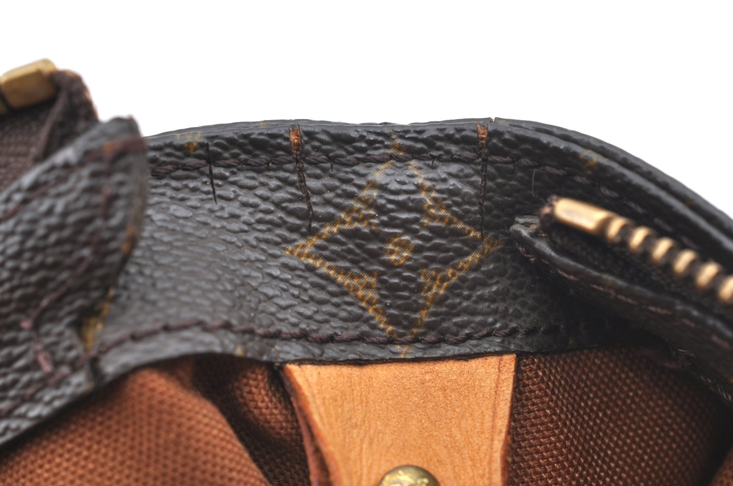 Authentic Louis Vuitton Monogram Cabas Mezzo Shoulder Tote Bag M51151 LV K0173