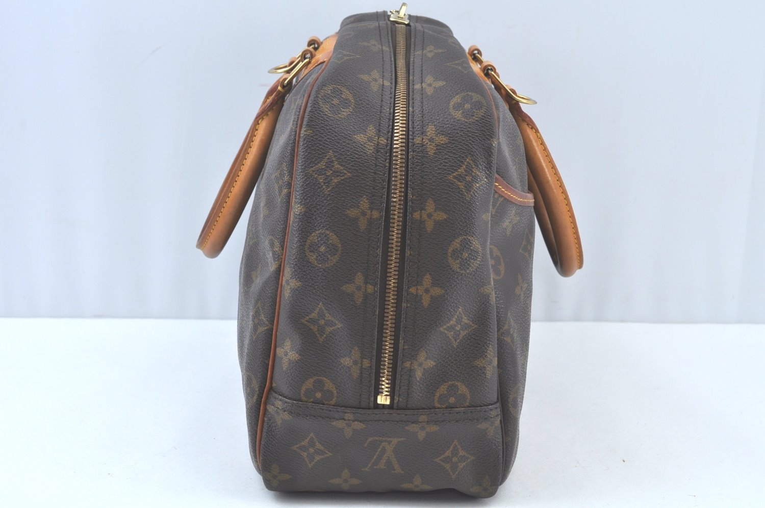 Authentic Louis Vuitton Monogram Deauville Hand Bag M47270 LV K0205