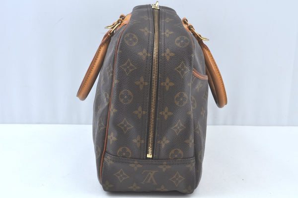 Authentic Louis Vuitton Monogram Deauville Hand Bag M47270 LV K0205