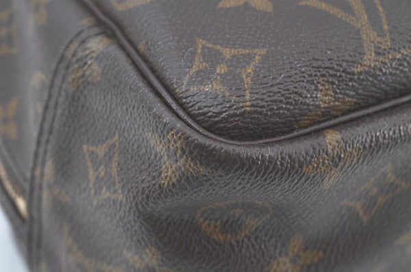 Authentic Louis Vuitton Monogram Deauville Hand Bag M47270 LV K0205