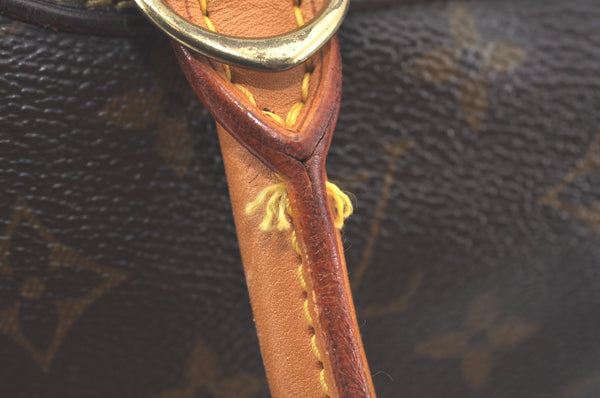 Authentic Louis Vuitton Monogram Deauville Hand Bag M47270 LV K0205