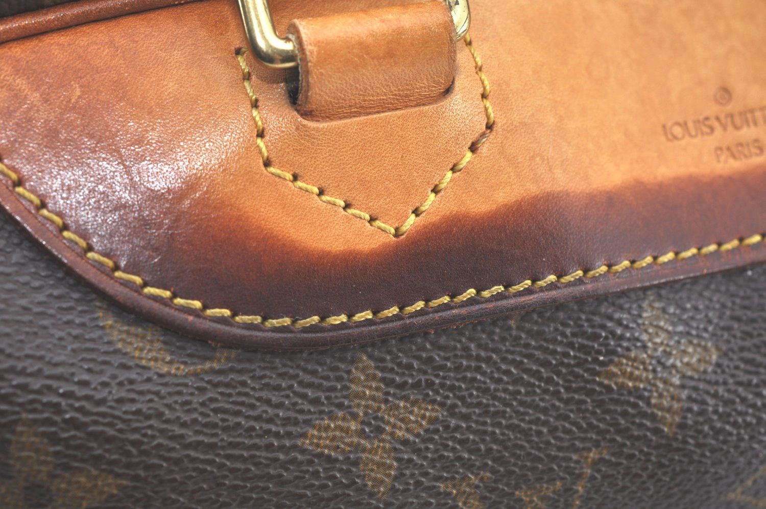 Authentic Louis Vuitton Monogram Deauville Hand Bag M47270 LV K0205