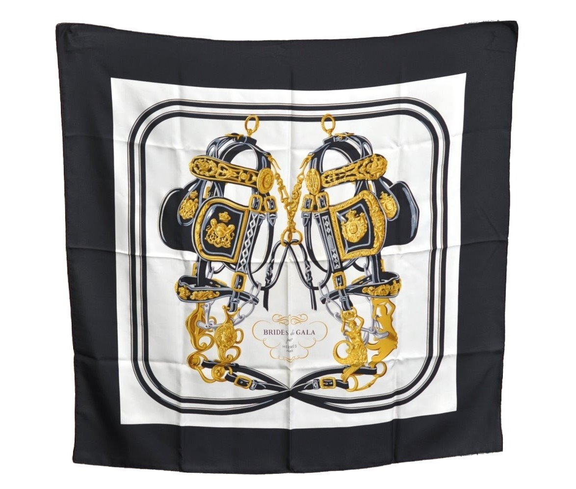 Authentic HERMES Carre 91 Scarf 