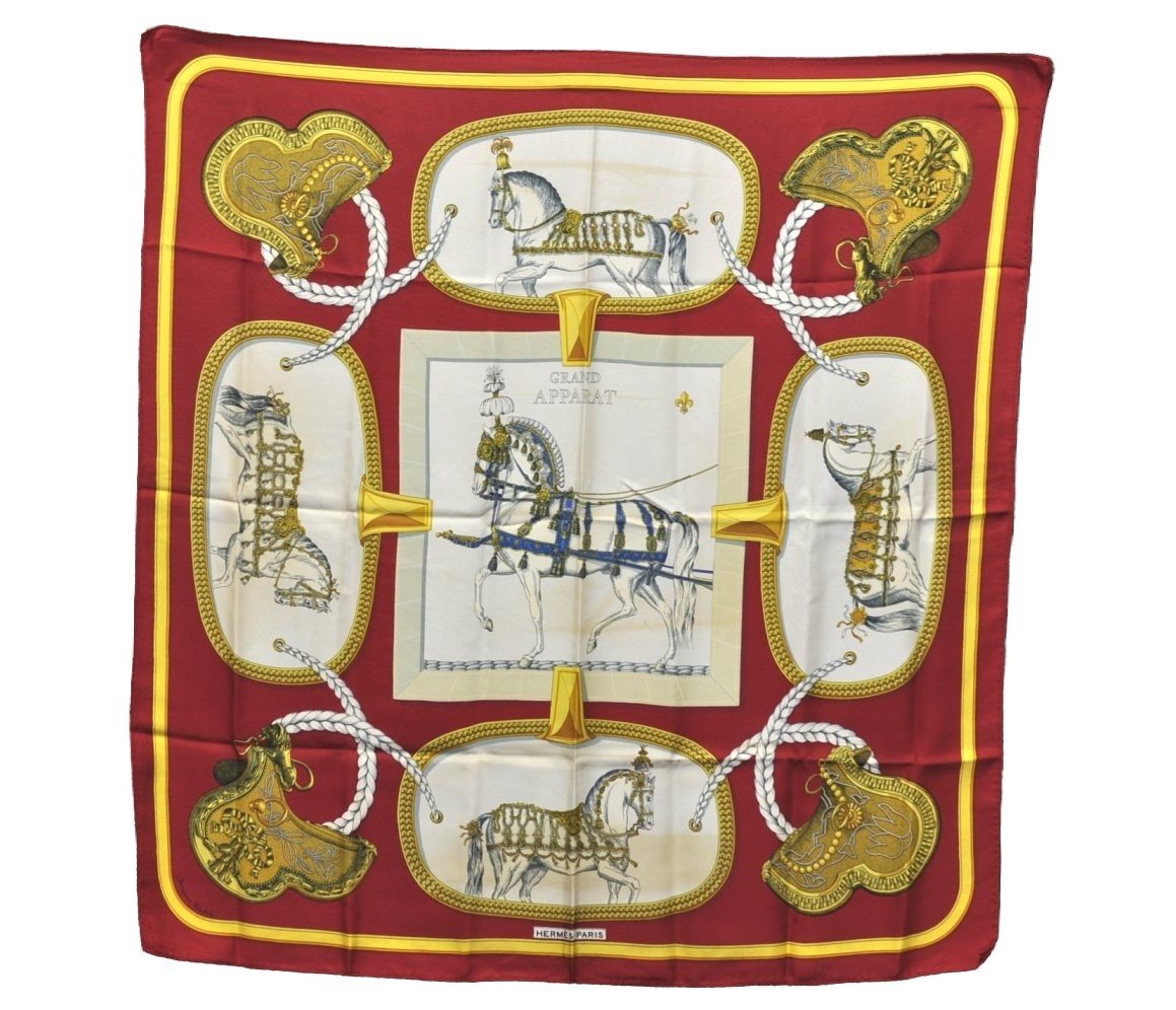 Authentic HERMES Carre 90 Scarf 