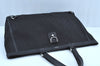 Authentic GUCCI Abbey Tote Bag Purse GG Nylon Leather 293580 Black K0542