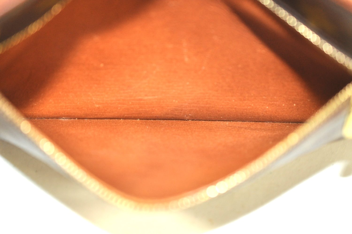 Auth Louis Vuitton Monogram Pochette Sport Clutch Hand Bag Old Model LV K0754