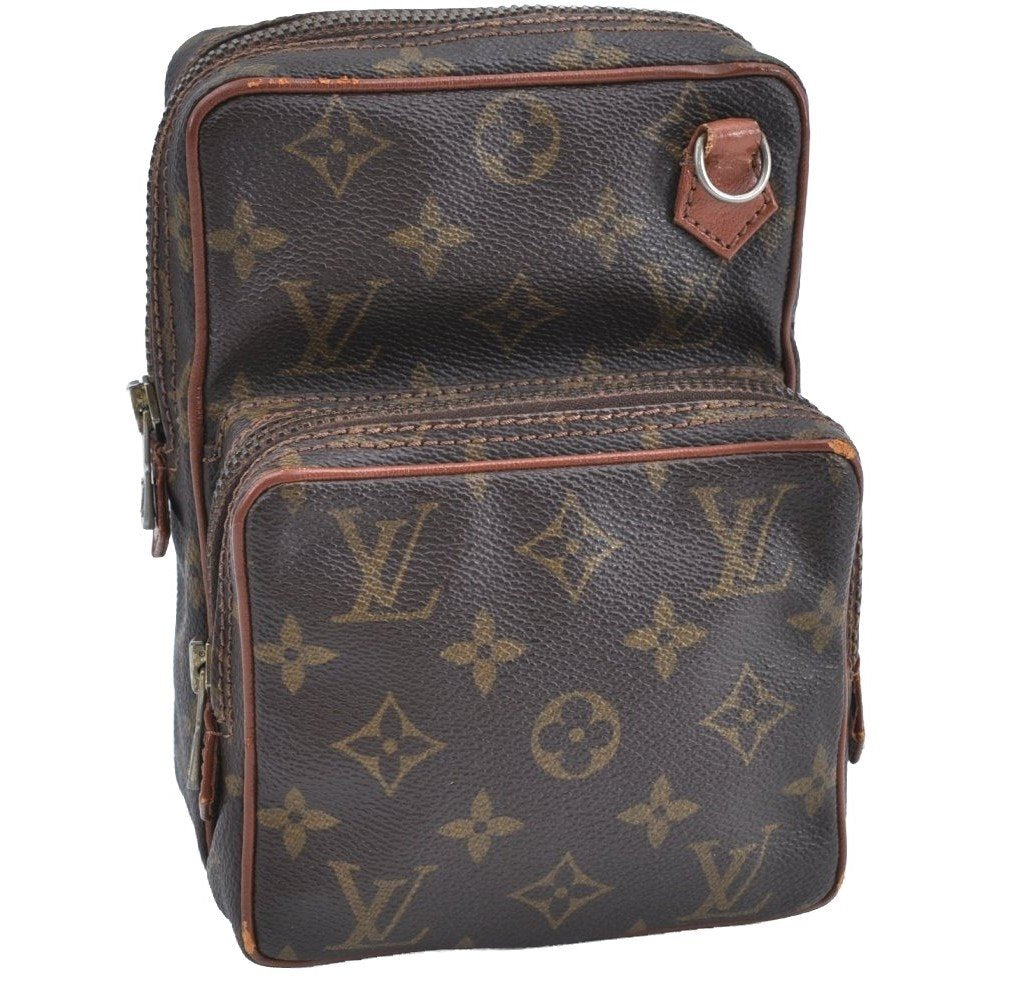 Authentic Louis Vuitton Monogram Amazone Shoulder Cross Bag Old Model K0844