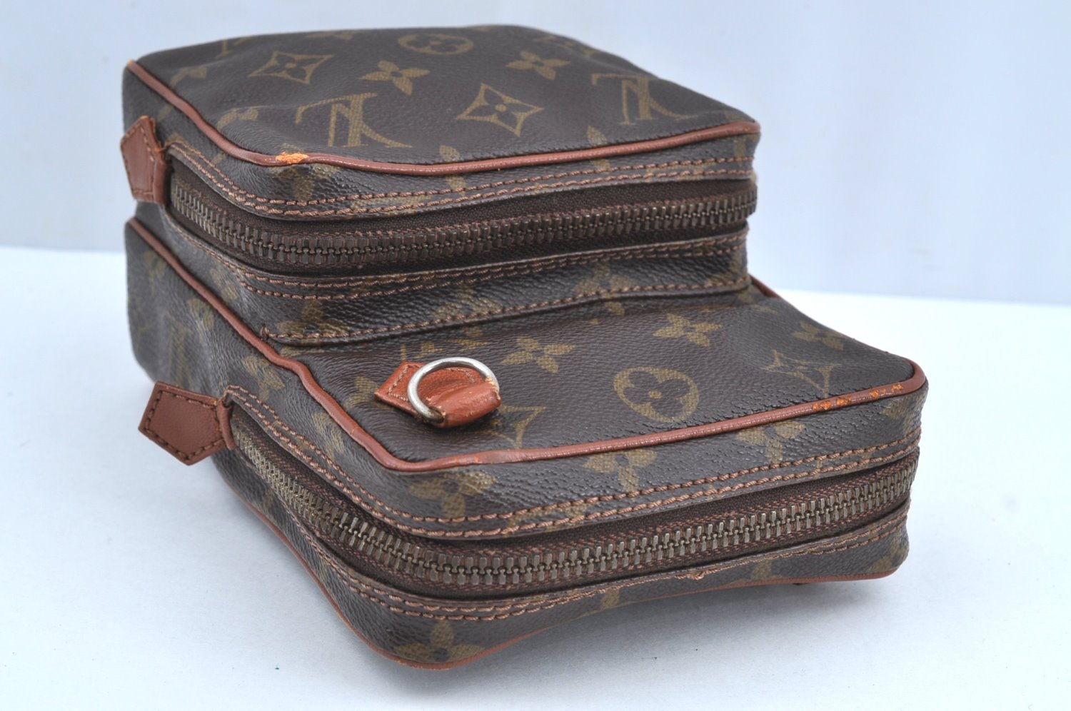 Authentic Louis Vuitton Monogram Amazone Shoulder Cross Bag Old Model K0844