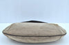Authentic GUCCI Sherry Line Shoulder Hand Bag Canvas Leather 106669 Beige K0889