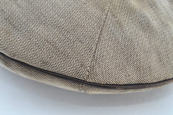 Authentic GUCCI Sherry Line Shoulder Hand Bag Canvas Leather 106669 Beige K0889