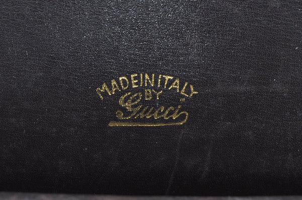 Authentic GUCCI Shoulder Hand Bag Purse Leather Brown K0908