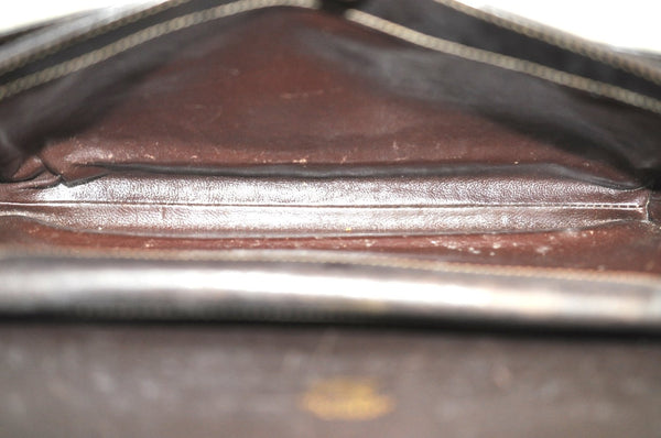 Authentic GUCCI Shoulder Hand Bag Purse Leather Brown K0908