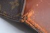 Auth Louis Vuitton Monogram Cartouchiere GM Shoulder Cross Bag Old Model K0992