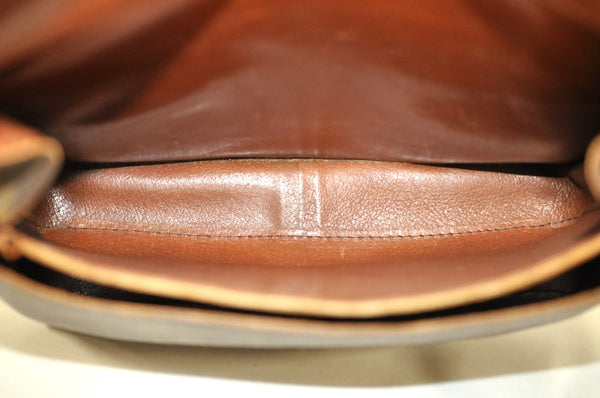 Auth Louis Vuitton Monogram Cartouchiere GM Shoulder Cross Bag Old Model K0992