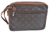 Authentic Louis Vuitton Monogram Pochette Sport Clutch Hand Bag Old Model K1063