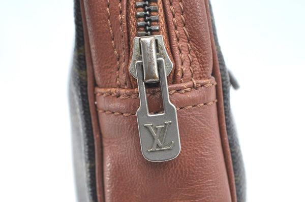 Authentic Louis Vuitton Monogram Pochette Sport Clutch Hand Bag Old Model K1063