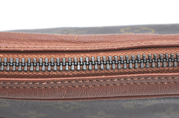 Authentic Louis Vuitton Monogram Pochette Sport Clutch Hand Bag Old Model K1063