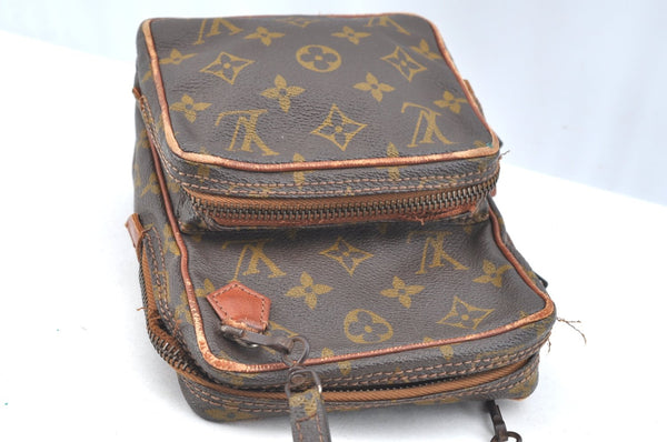Authentic Louis Vuitton Monogram Amazone Shoulder Cross Bag Old Model Junk K1243