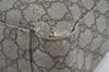 Authentic GUCCI Vintage Shoulder Tote Bag GG PVC Leather 141624 Brown K1268