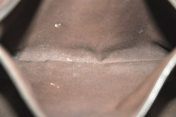 Authentic GUCCI Vintage Shoulder Tote Bag GG PVC Leather 141624 Brown K1268