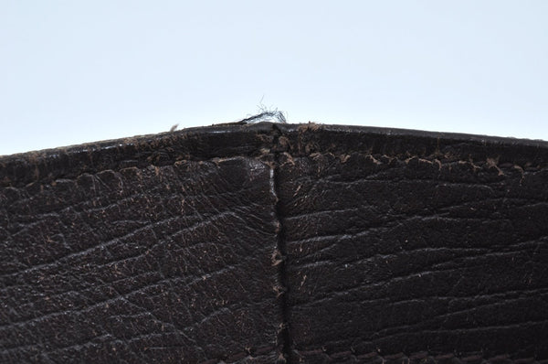 Authentic GUCCI Vintage Shoulder Tote Bag GG PVC Leather 141624 Brown K1268