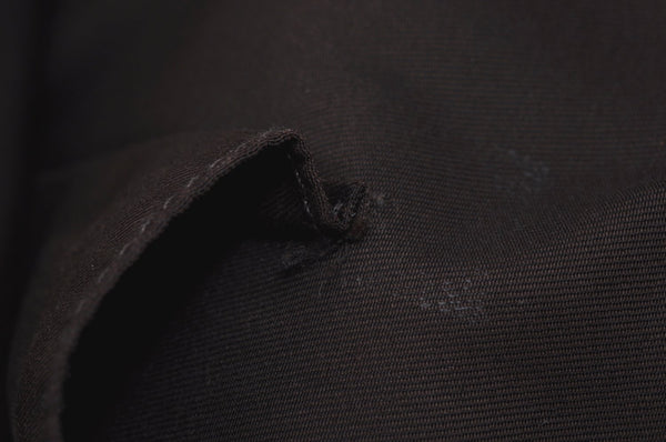 Authentic GUCCI Vintage Shoulder Tote Bag GG PVC Leather 141624 Brown K1268