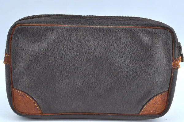 Auth Louis Vuitton Monogram Marly Dragonne Clutch Hand Bag Old Model Junk K1376