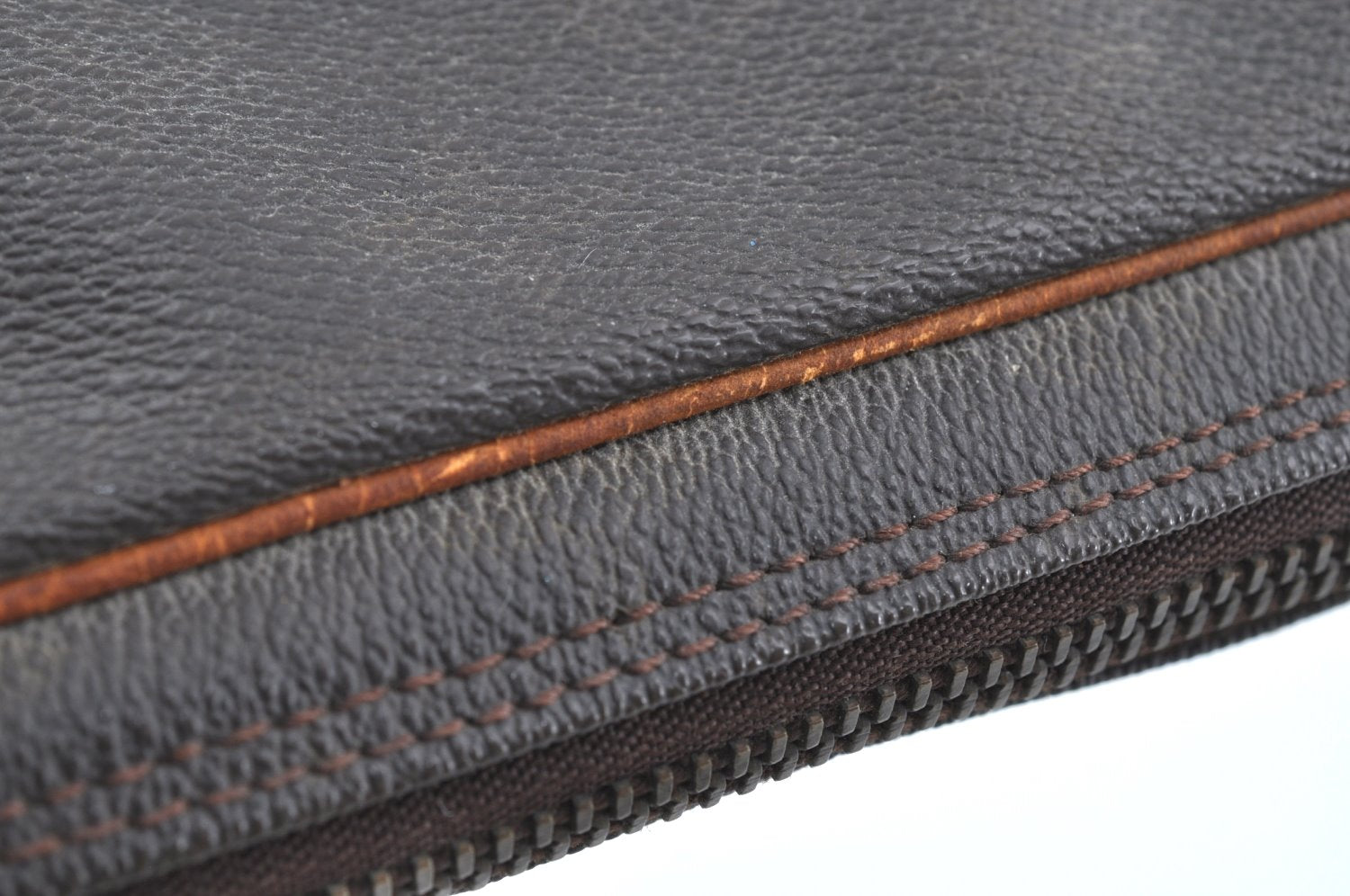 Auth Louis Vuitton Monogram Marly Dragonne Clutch Hand Bag Old Model Junk K1376