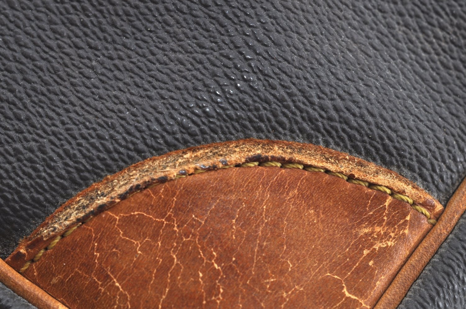 Auth Louis Vuitton Monogram Marly Dragonne Clutch Hand Bag Old Model Junk K1376