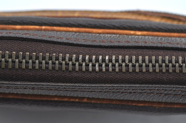 Auth Louis Vuitton Monogram Marly Dragonne Clutch Hand Bag Old Model Junk K1376