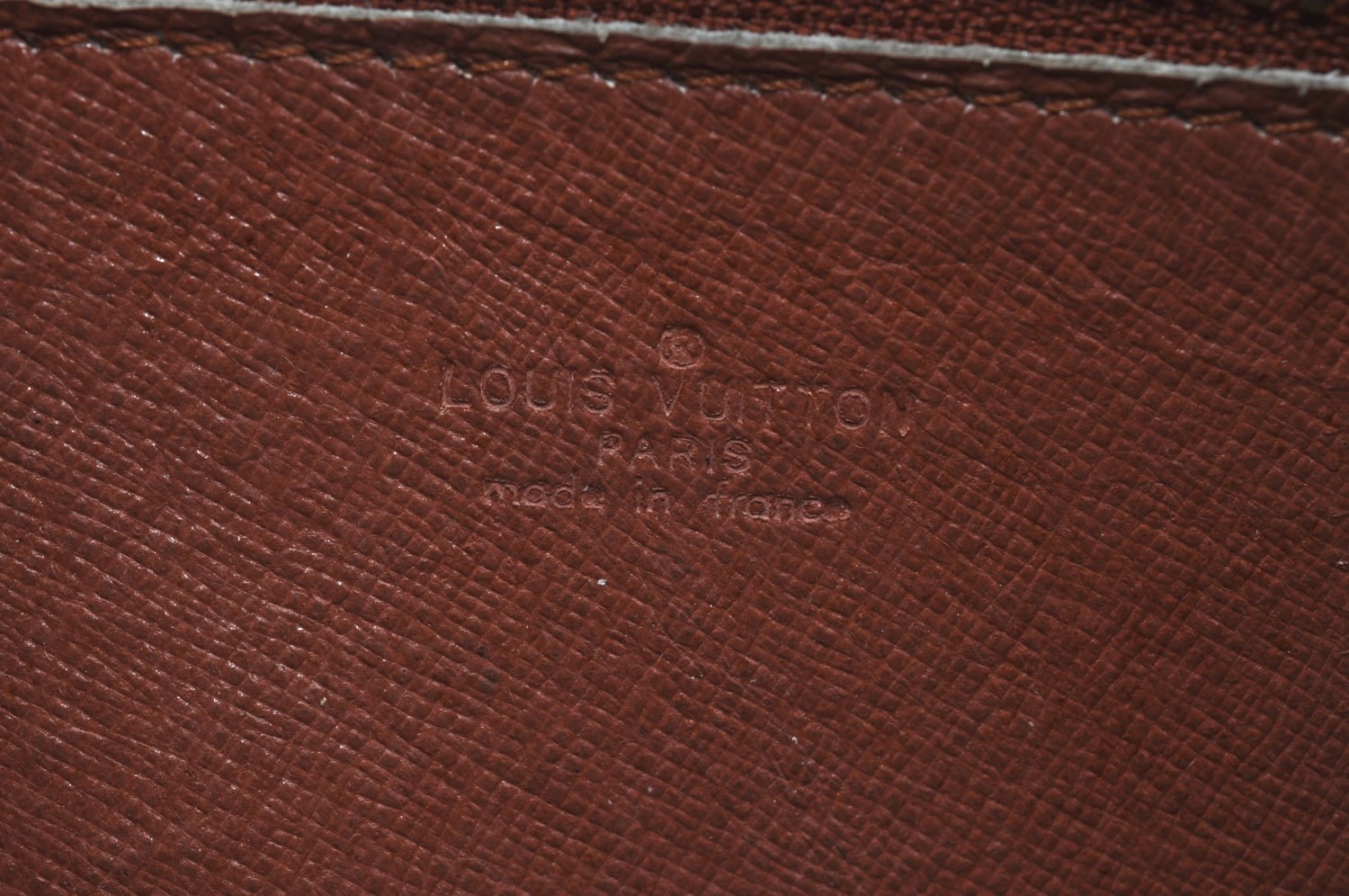 Auth Louis Vuitton Monogram Marly Dragonne Clutch Hand Bag Old Model Junk K1376